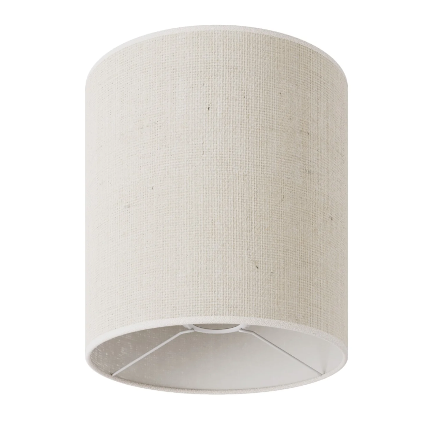 Abajur Cilindro M em tecido com encaixe E27 - Fabricado em Itália
