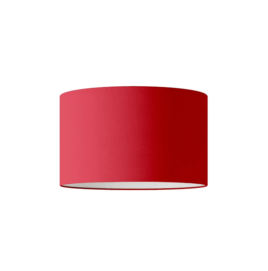 Abajur Cilindro L em tecido com encaixe E27 - Fabricado em Itália