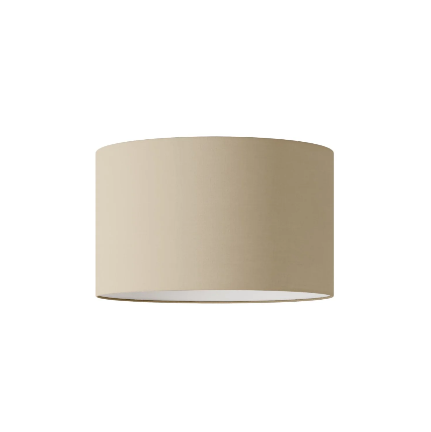 Abajur Cilindro L em tecido com encaixe E27 - Fabricado em Itália