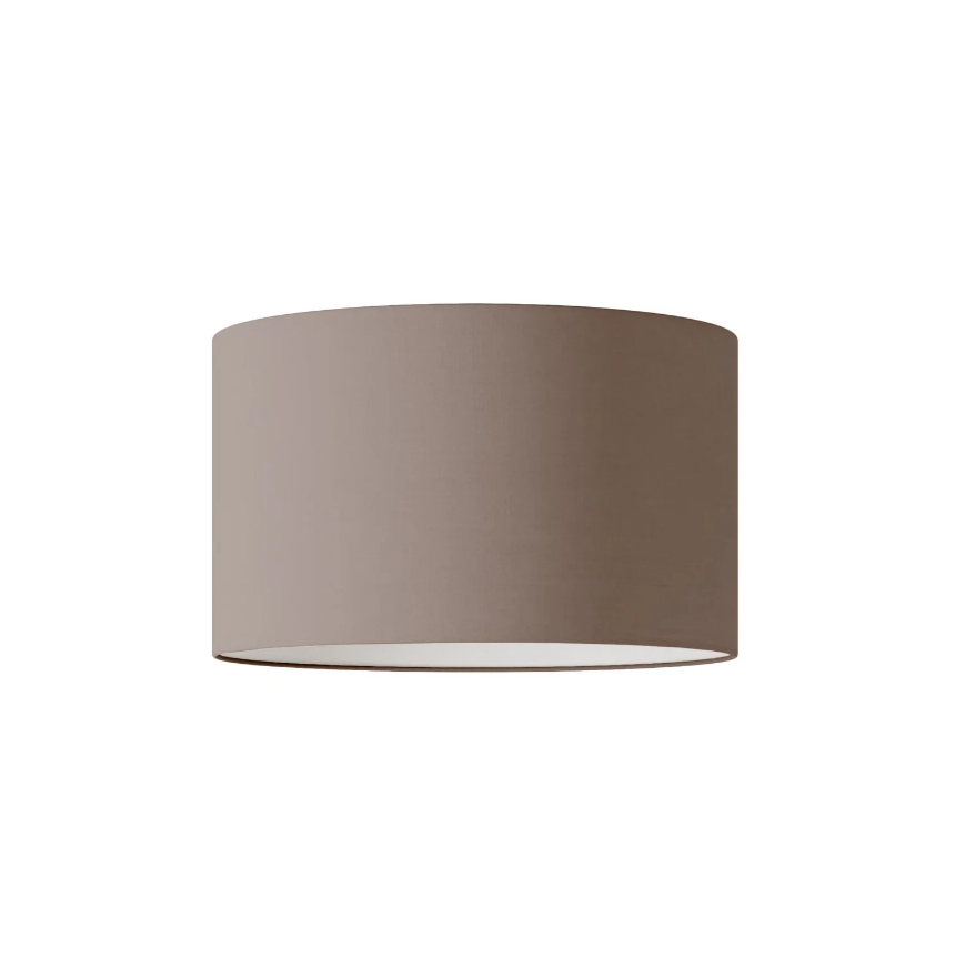 Abajur Cilindro L em tecido com encaixe E27 - Fabricado em Itália