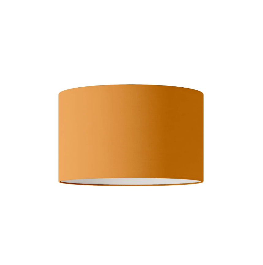 Abajur Cilindro L em tecido com encaixe E27 - Fabricado em Itália