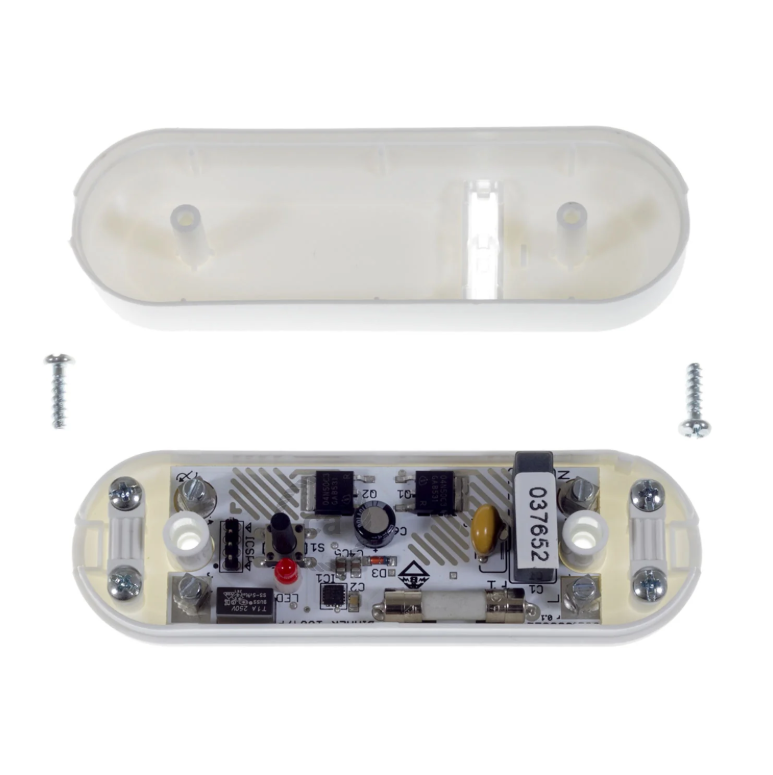 Dimmer de botão em linha para lâmpadas LED e tradicionais - Branco