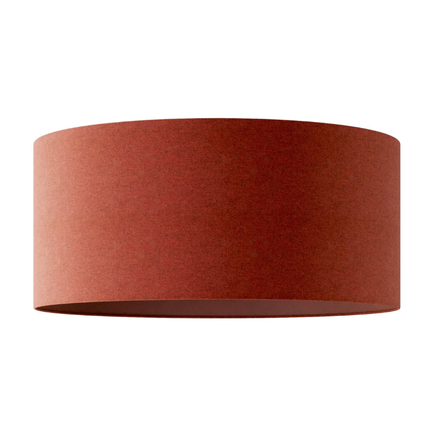 Abajur Cilindro XXL em tecido com encaixe E27 - Fabricado em Itália