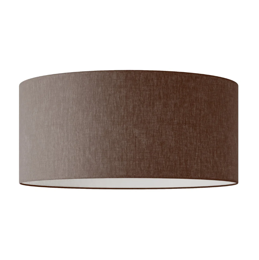 Abajur Cilindro XXL em tecido com encaixe E27 - Fabricado em Itália