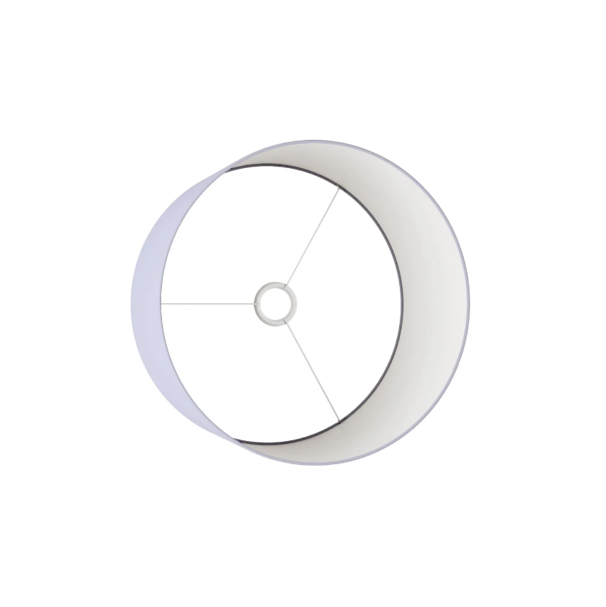 Abajur Cilindro L em tecido com encaixe E27 - Fabricado em Itália