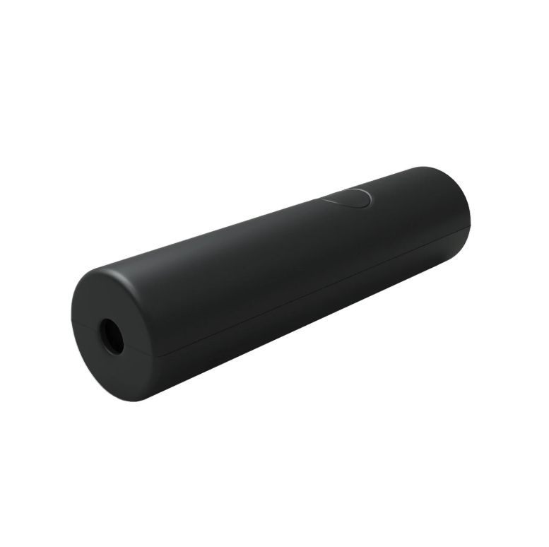 Dimmer universal com botão de pressão e ligação à terra para lâmpadas incandescentes e LED dimerizáveis - Preto