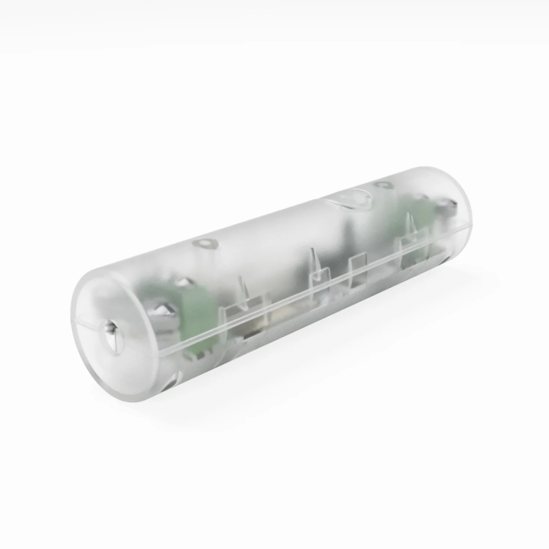 Dimmer universal com botão de pressão e ligação à terra para lâmpadas incandescentes e LED dimerizáveis - Transparente