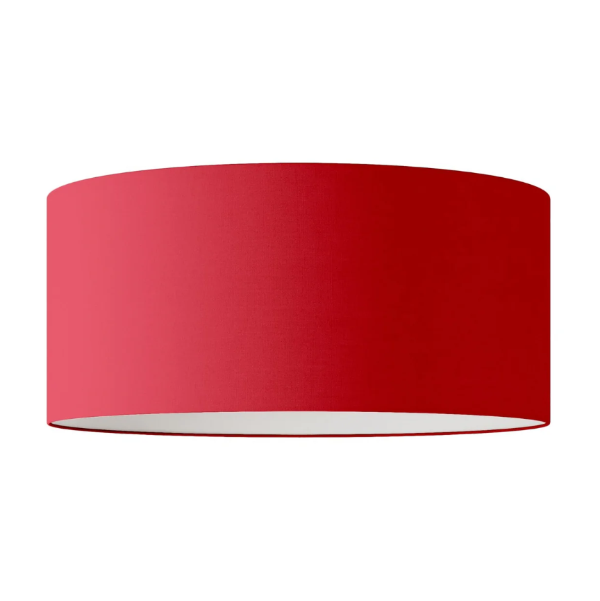 Abajur Cilindro XXL em tecido com encaixe E27 - Fabricado em Itália