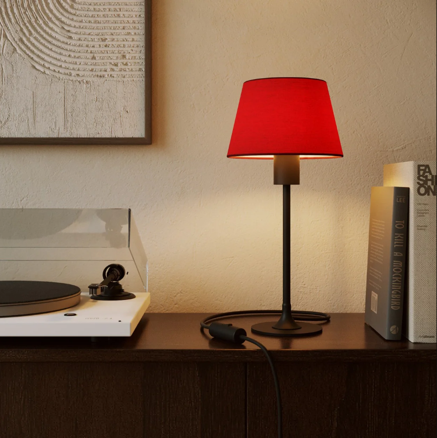 Abajur Impero S com casquilho E27 para candeeiro de mesa ou aplique - Fabricado em Itália