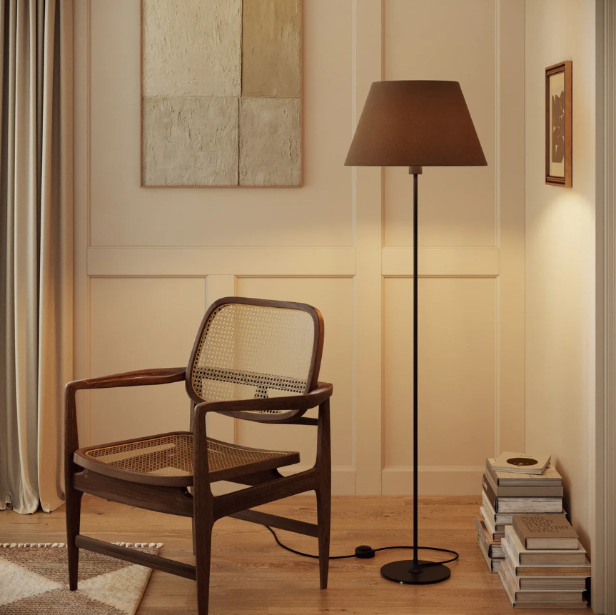 Abajur Impero L com casquilho E27 para candeeiro de pé ou mesa - Fabricado em Itália