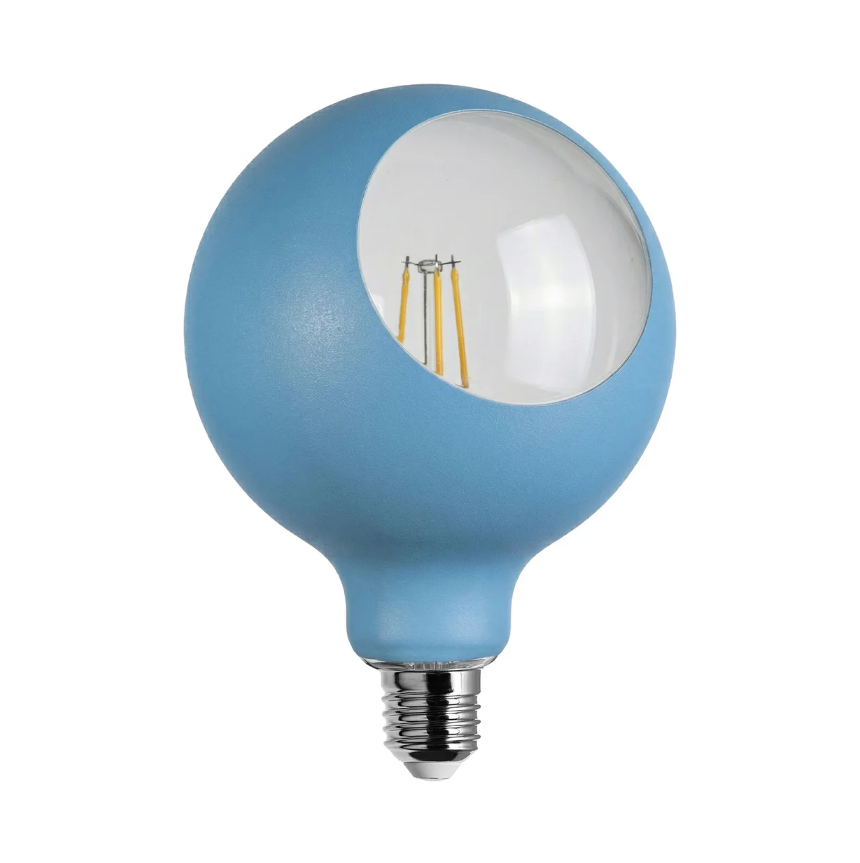 Lâmpada LED Camo G125 4,8W 806Lm E27 2700K Dimmerável - Cores