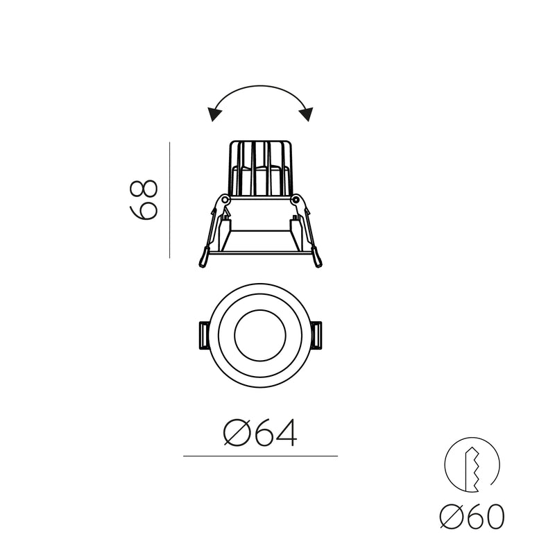 Move LED Orientável IP44