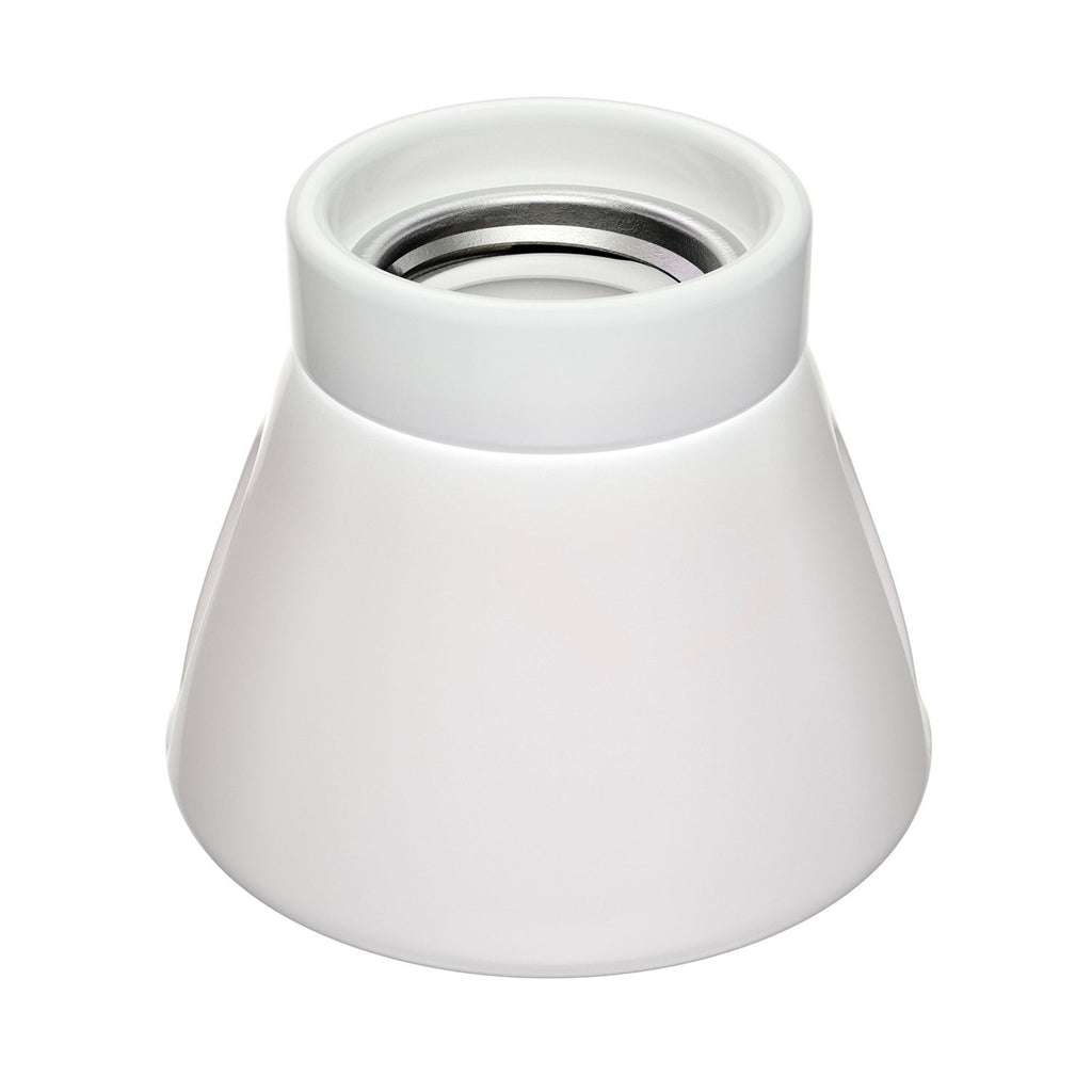 CASQUILHO CERÂMICO DE PAREDE OU TECTO Branco