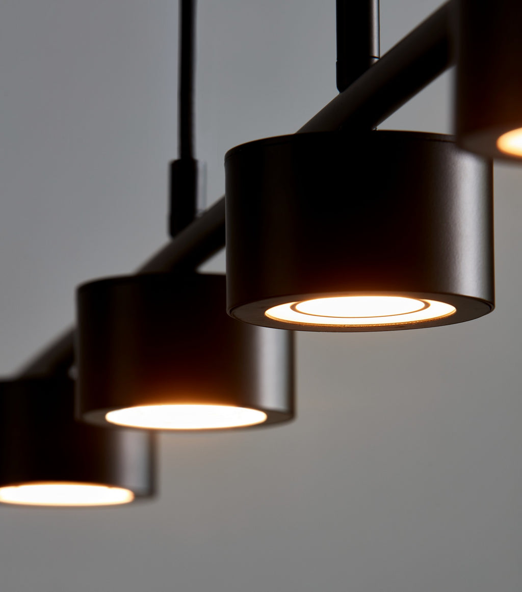 Clyde Spot Line Candeeiro de Teto Suspenso em Preto