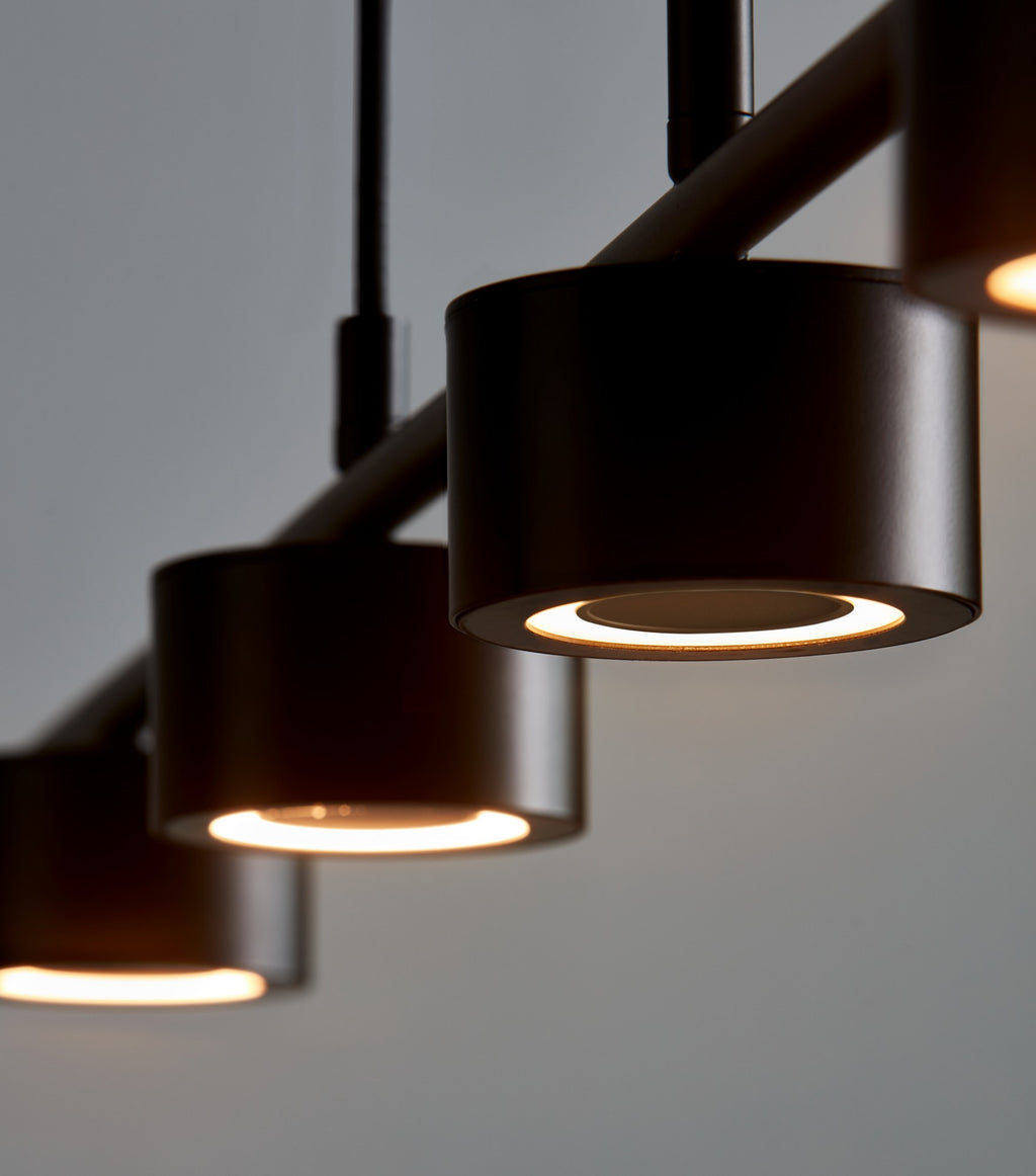 Clyde Spot Line Candeeiro de Teto Suspenso em Preto