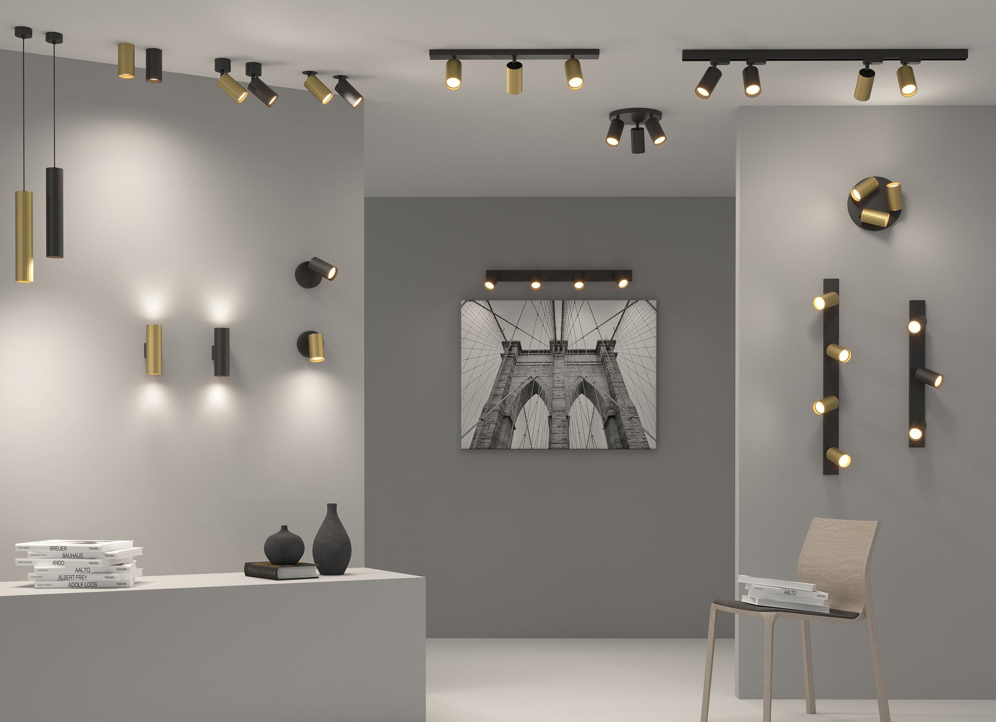 Modrian Round Ceiling 3L