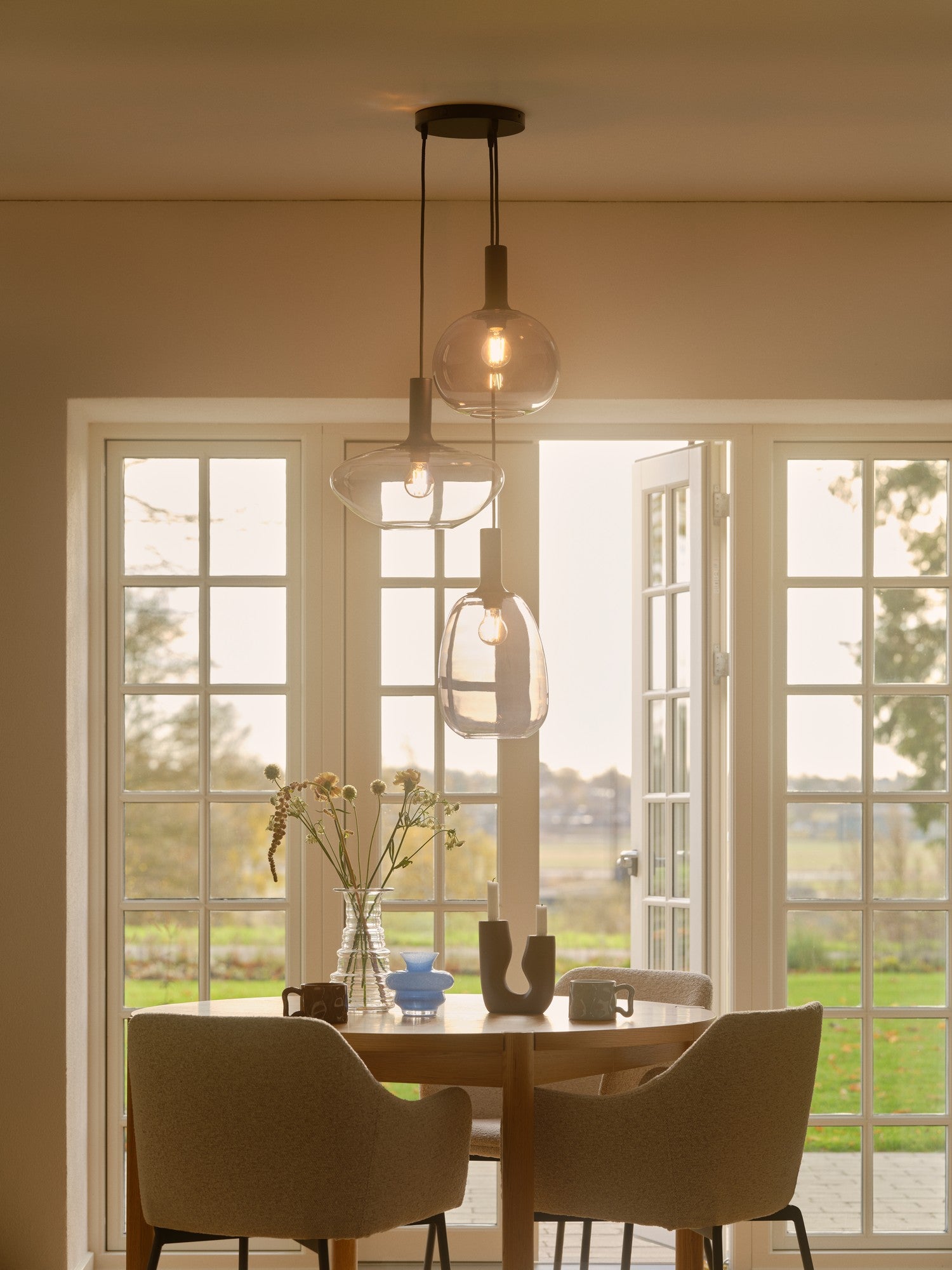 Florão Luana com 3 furos - 25cm