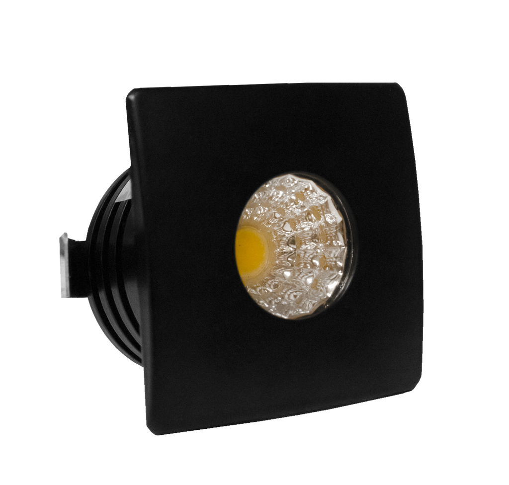 Mini Spot LED Fixo Quadrado 3W IP20