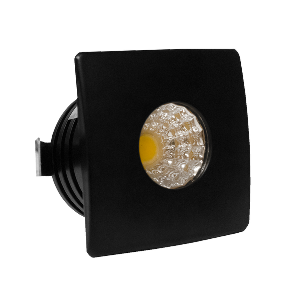 Mini Spot LED Fixo Quadrado 3W IP20