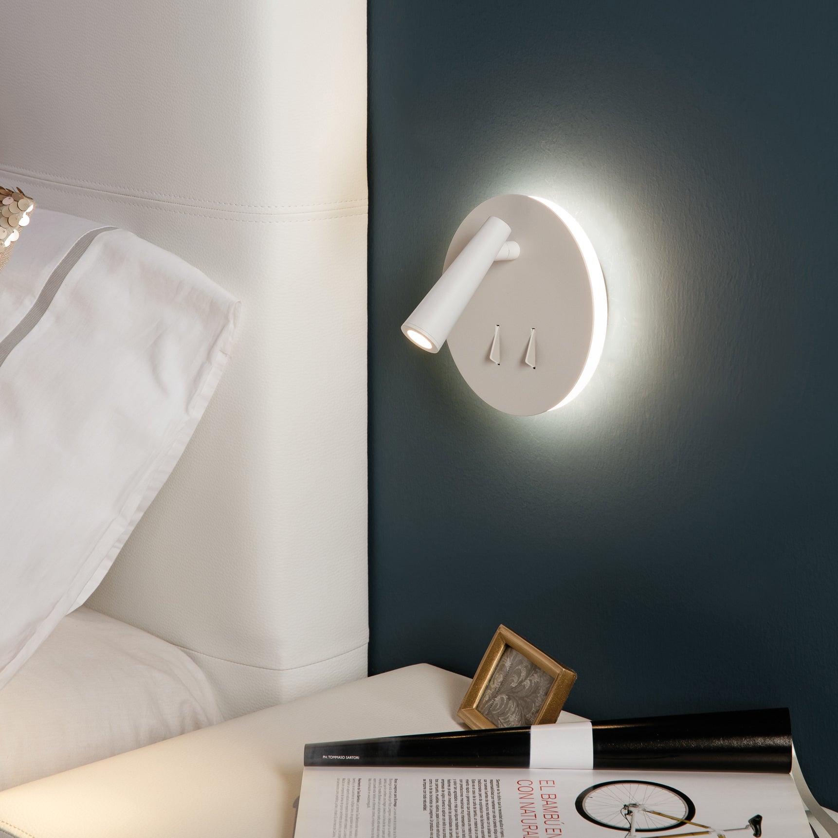 Panau Aplique de Parede Direcionável Luz de Leitura