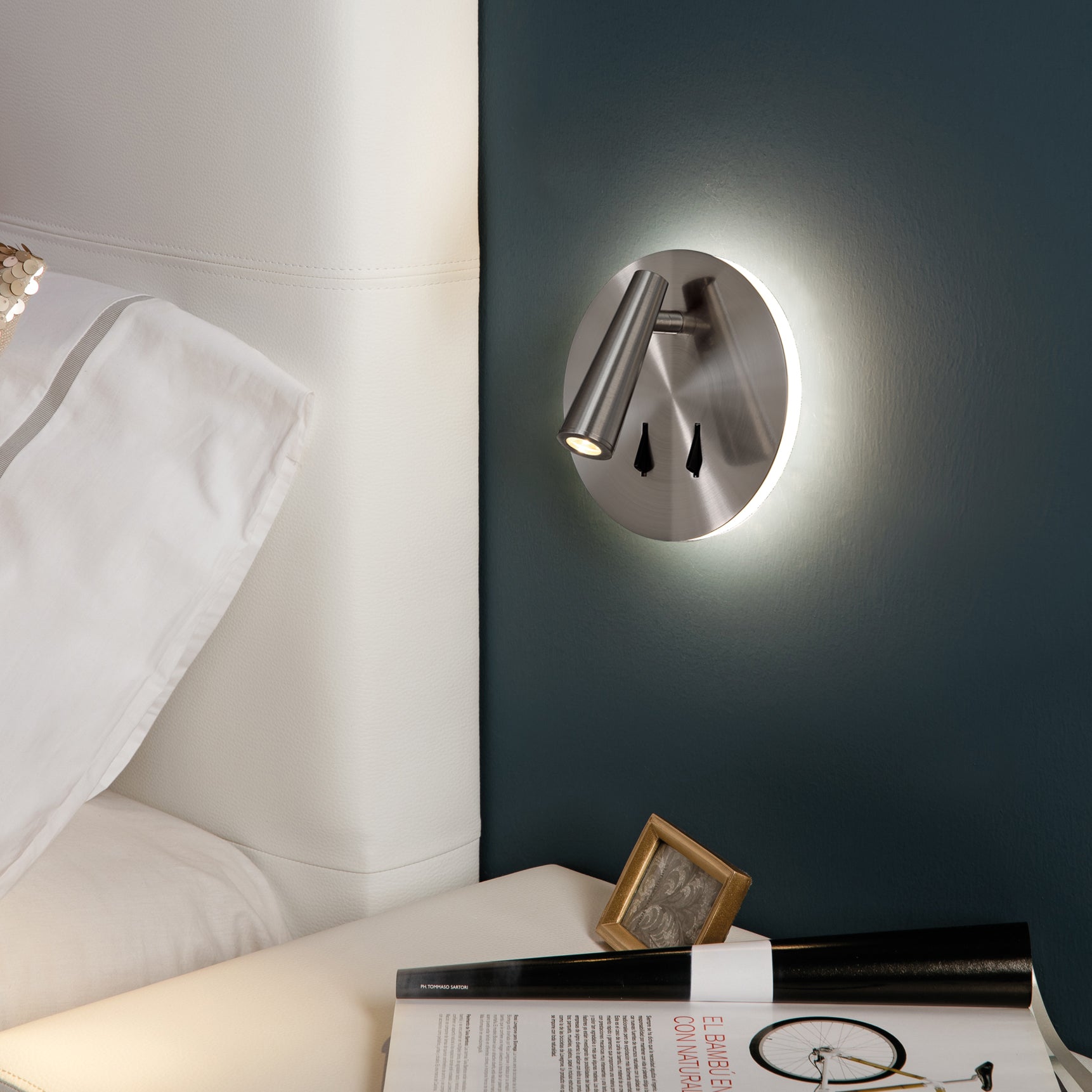 Panau Aplique de Parede Direcionável Luz de Leitura