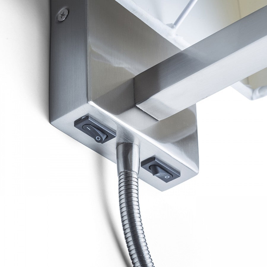 Taina Aplique de Parede com Projetor de Leitura Direcionável