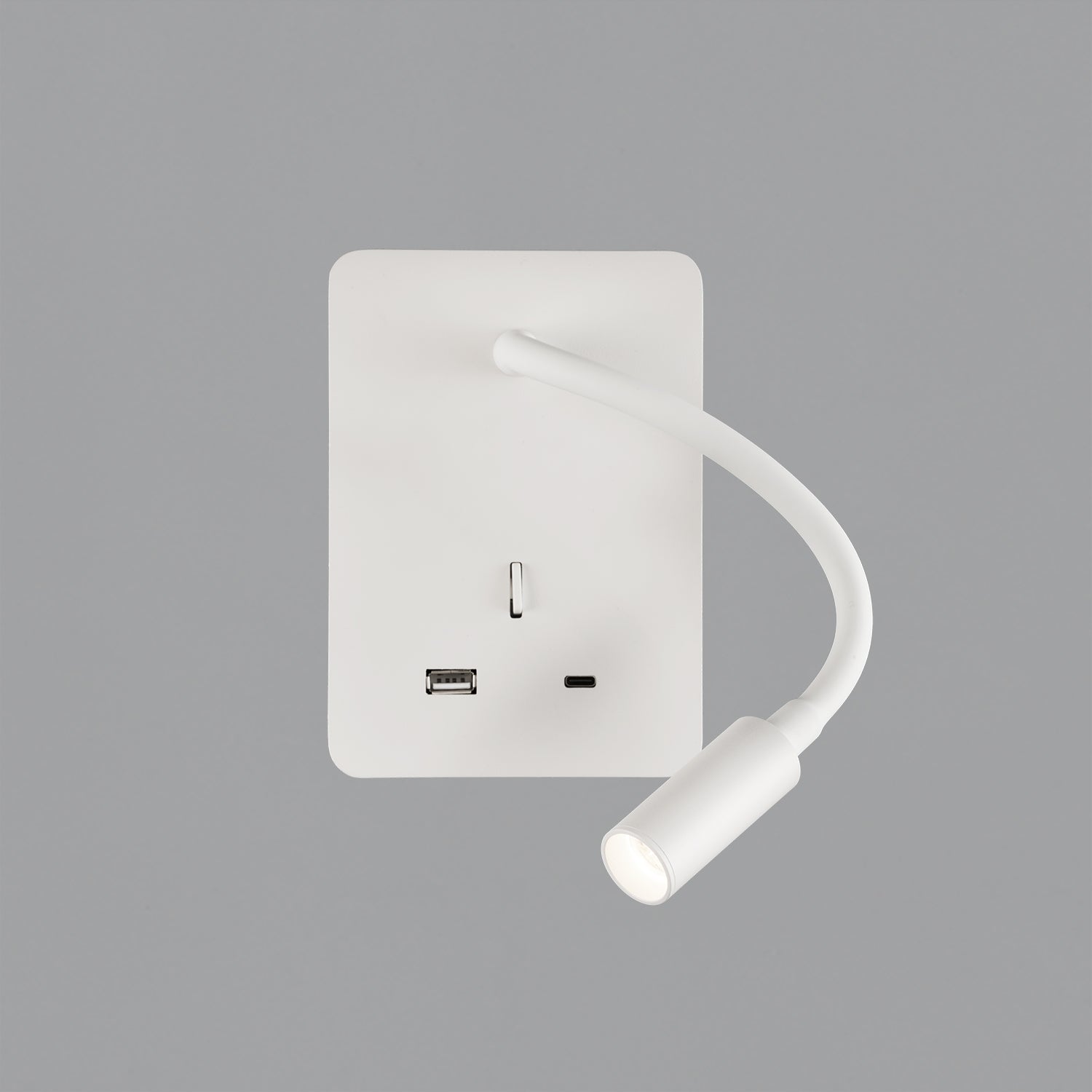 Senda Aplique de Parede de Leitura Direcionável e com porta USB