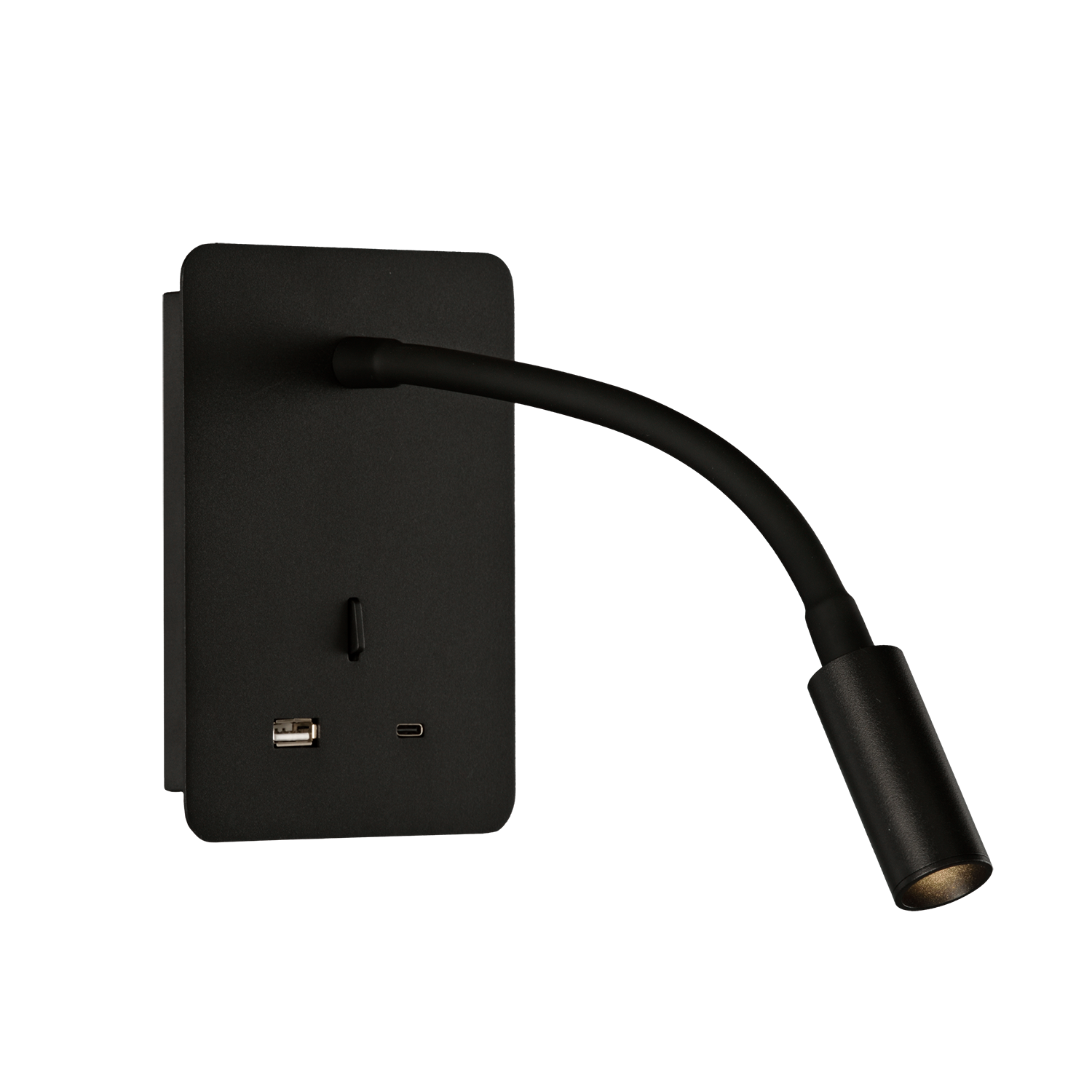 Senda Aplique de Parede de Leitura Direcionável e com porta USB