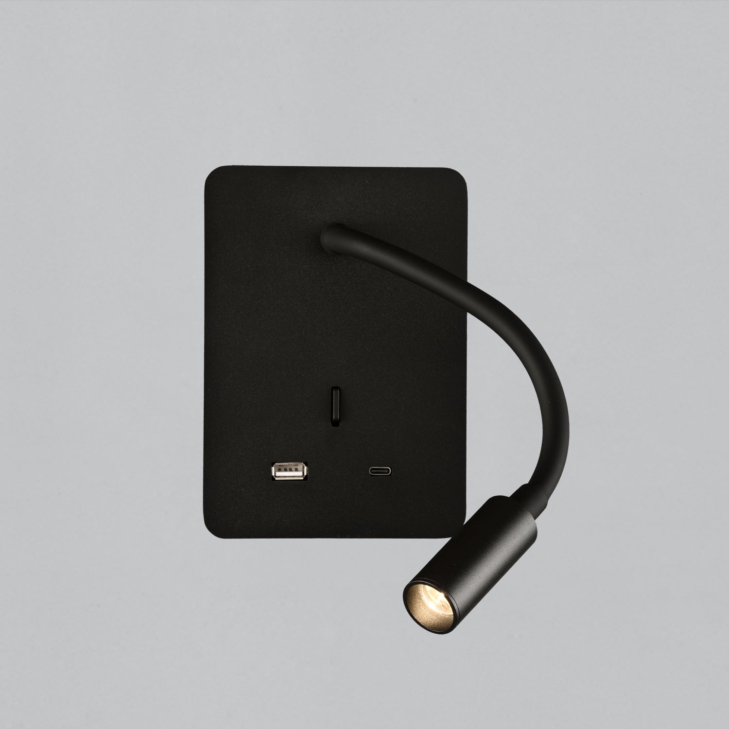 Senda Aplique de Parede de Leitura Direcionável e com porta USB