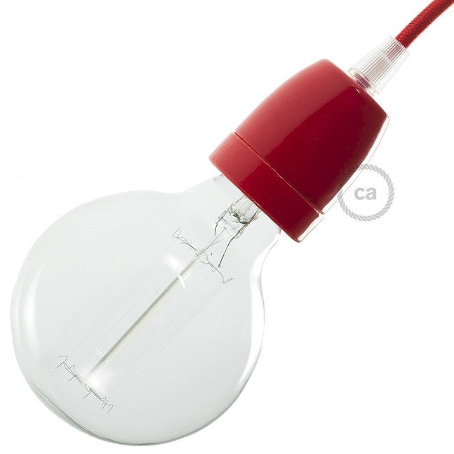 Kit de casquilho E27 em porcelana