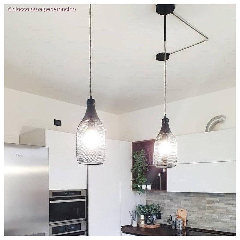 Jéroboam Abajur de metal garrafa