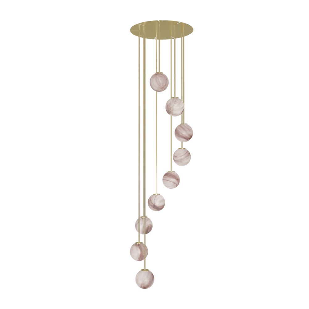 Royal Pendant Chandelier Spiral