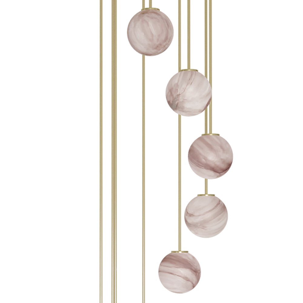 Royal Pendant Chandelier Spiral