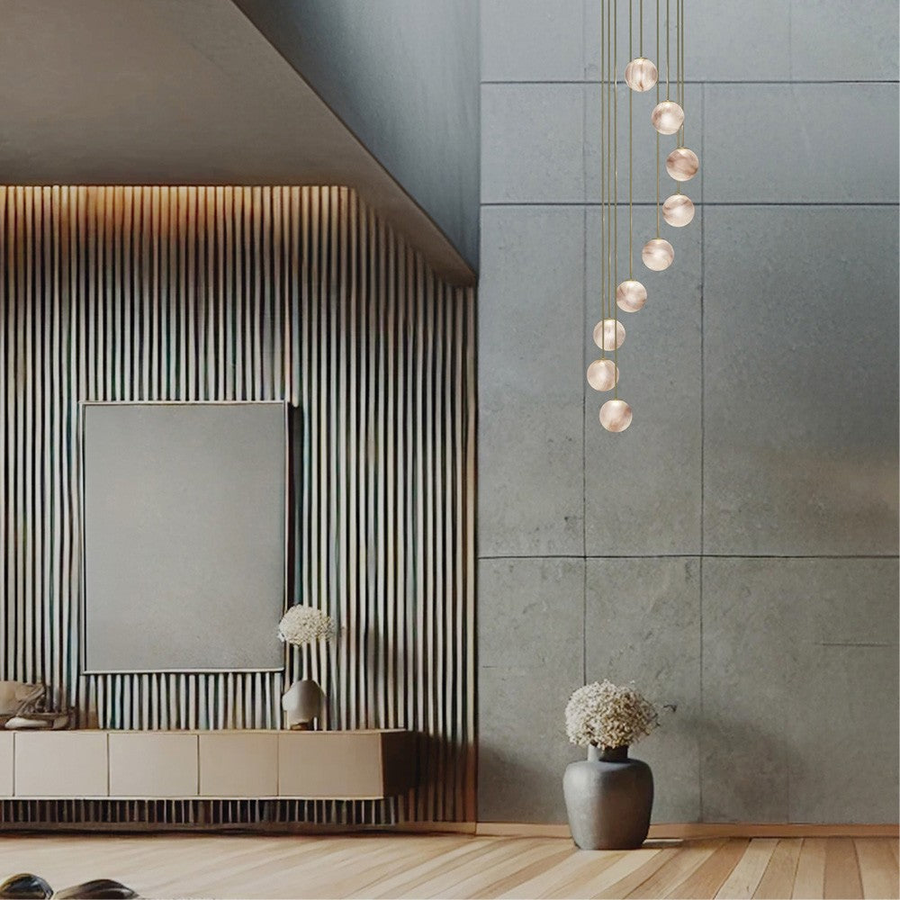 Royal Pendant Chandelier Spiral