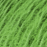 Cabo elétrico torcido revestido a tecido com efeito felpudo Verde Comum TP06