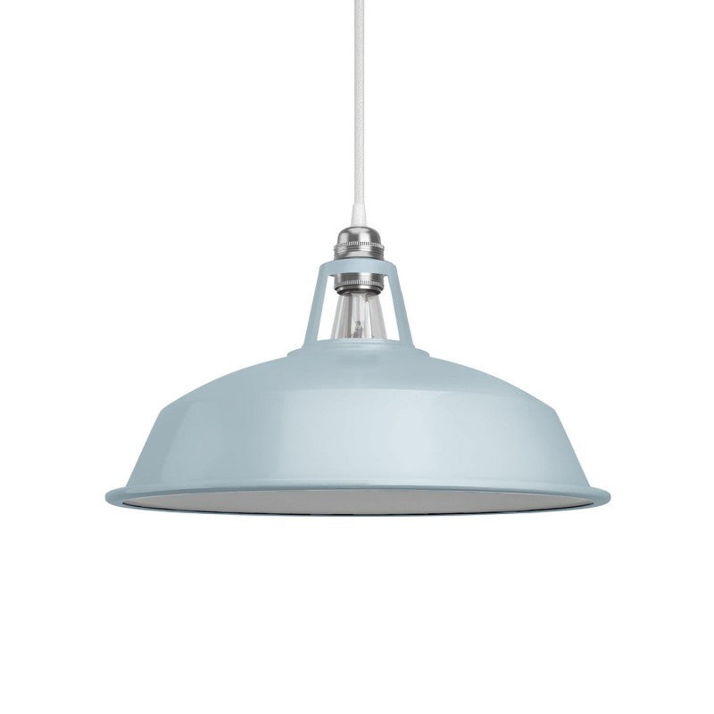 Abajur Harbor em metal polido com encaixe E27 38 cm de diâmetro