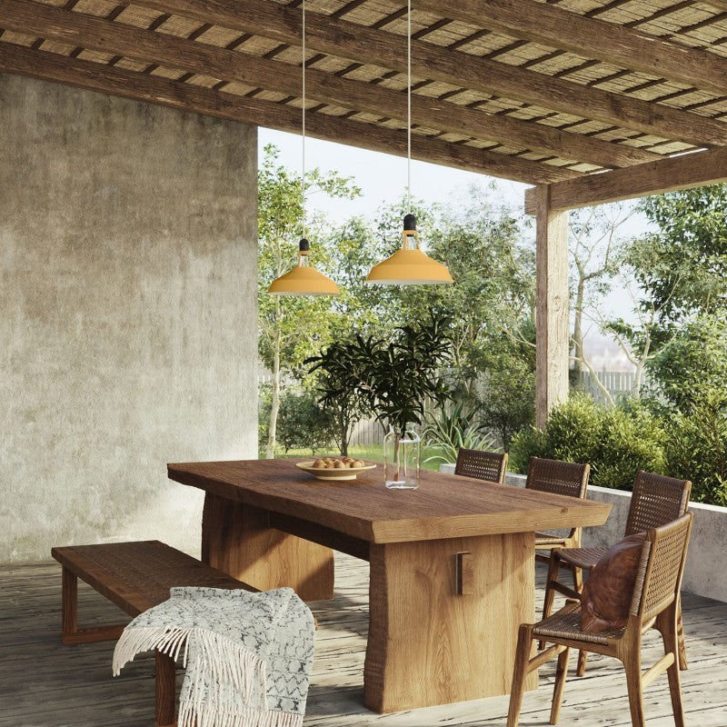 Abajur Harbor em metal polido com encaixe E27 38 cm de diâmetro