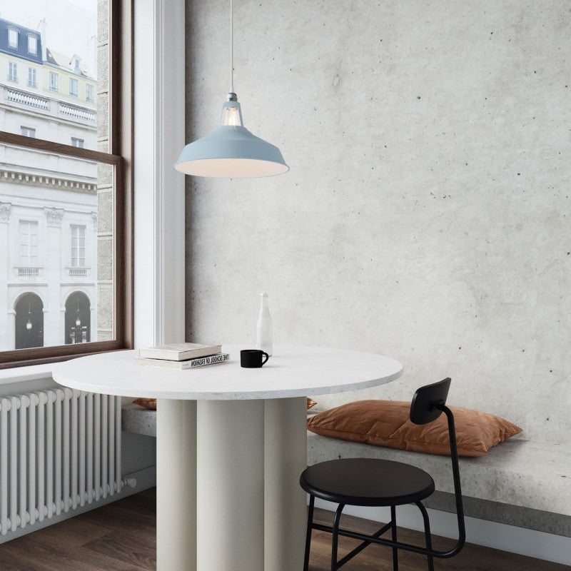 Abajur Harbor em metal polido com encaixe E27 38 cm de diâmetro