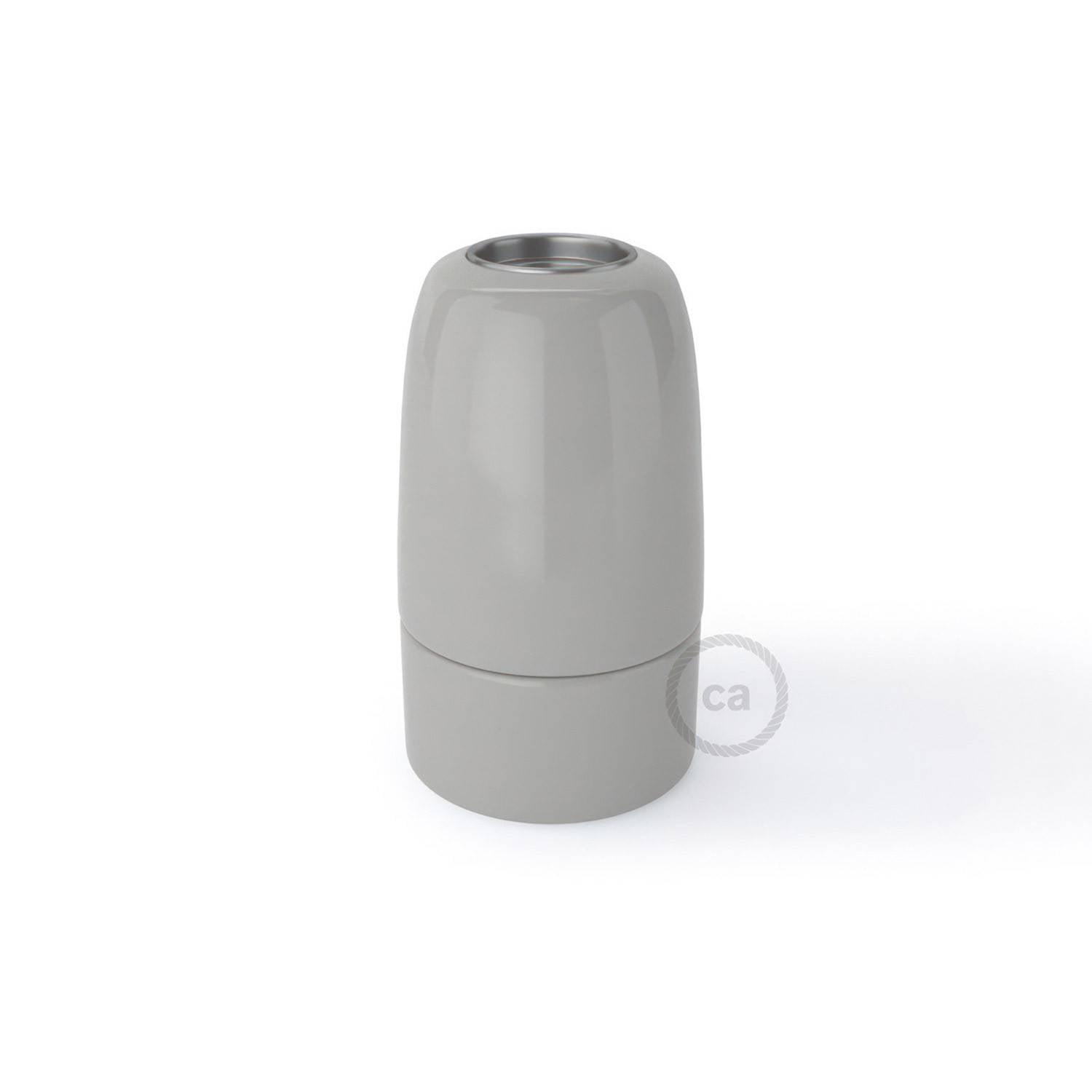 Kit de casquilho E14 em porcelana