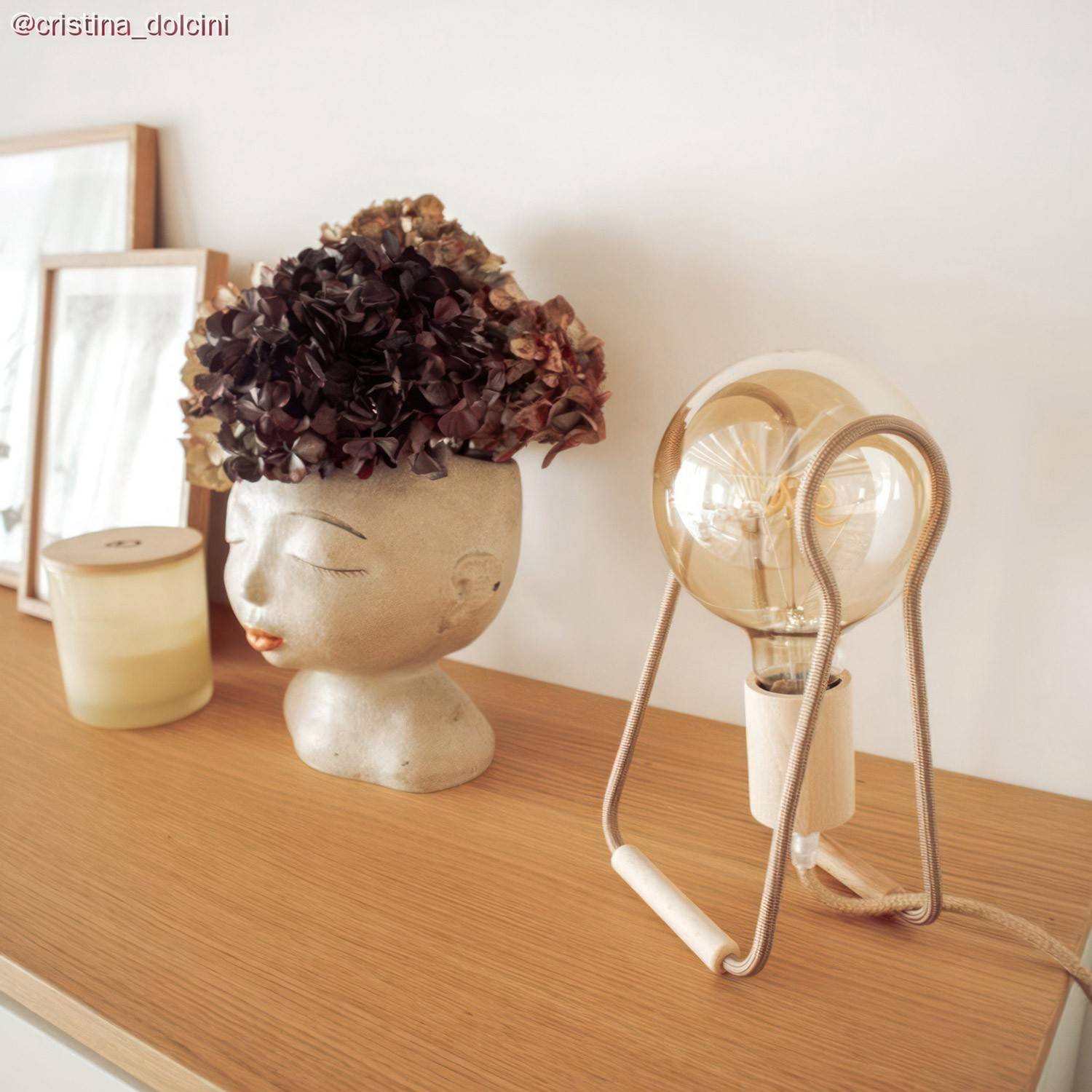 Kit de casquilho E27 em madeira