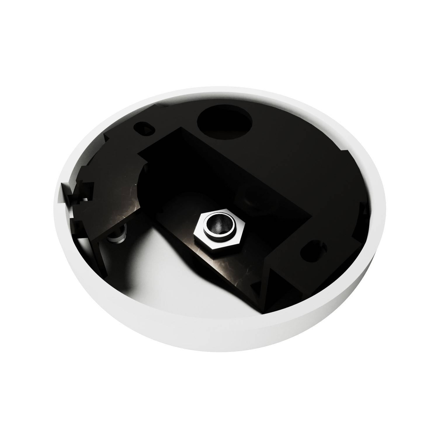 Kit rosácea de silicone com furo central e adequado para furo lateral