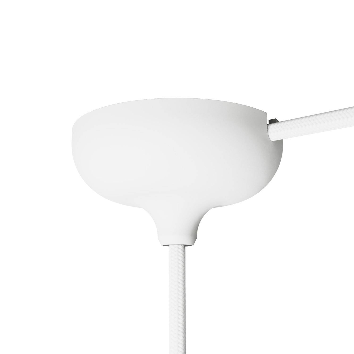 Kit rosácea de silicone com furo central e adequado para furo lateral