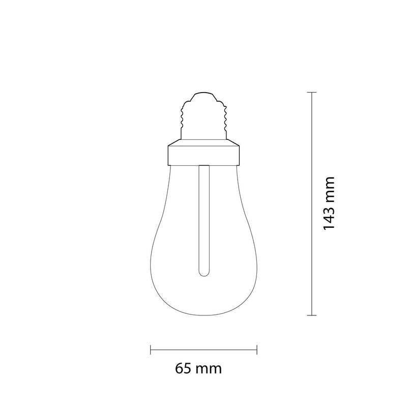 Lâmpada LED Plumen 002 6,5W E27 Dimável 2200K