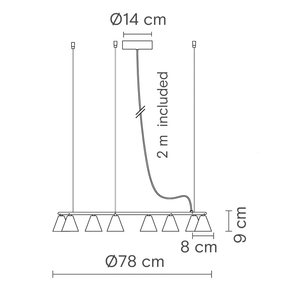 Rimini Pendant Chandelier