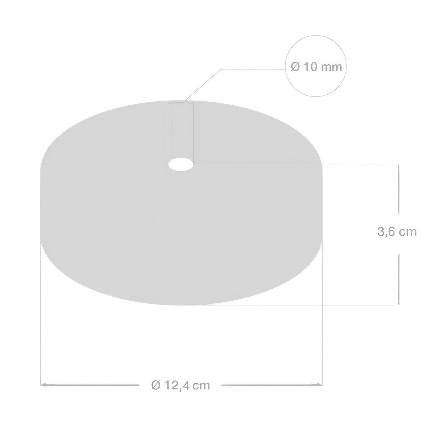 Kit com rosácea de teto de madeira revestida a pele