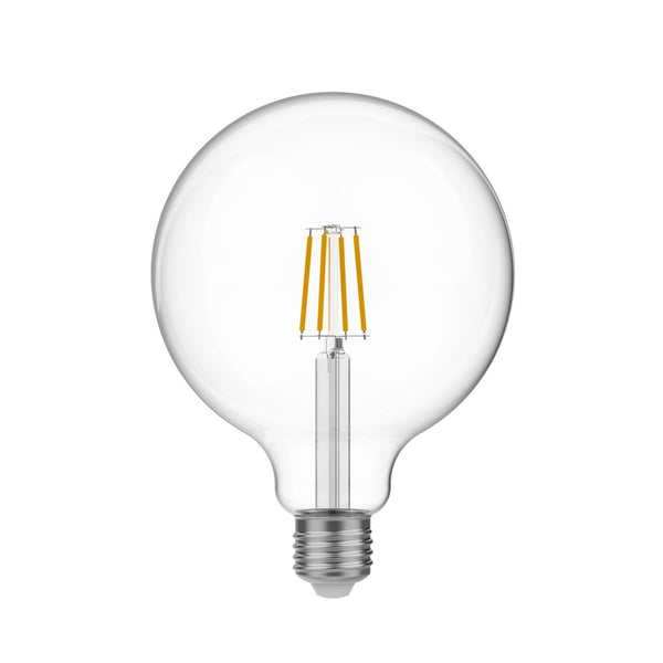 LED Clear Globe Light Bulb G125 4W 470Lm E27 2700K - E05