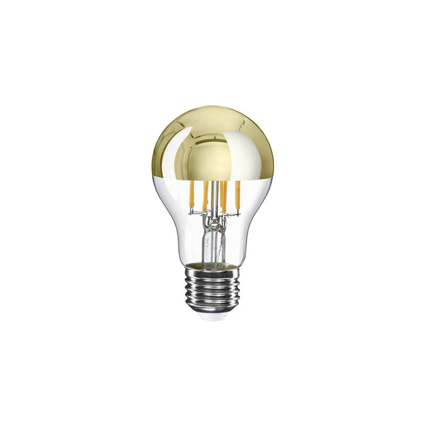 Lâmpada LED Meia Esfera Dourada Gota A60 7W 650Lm E27 2700K Dimmable - A12