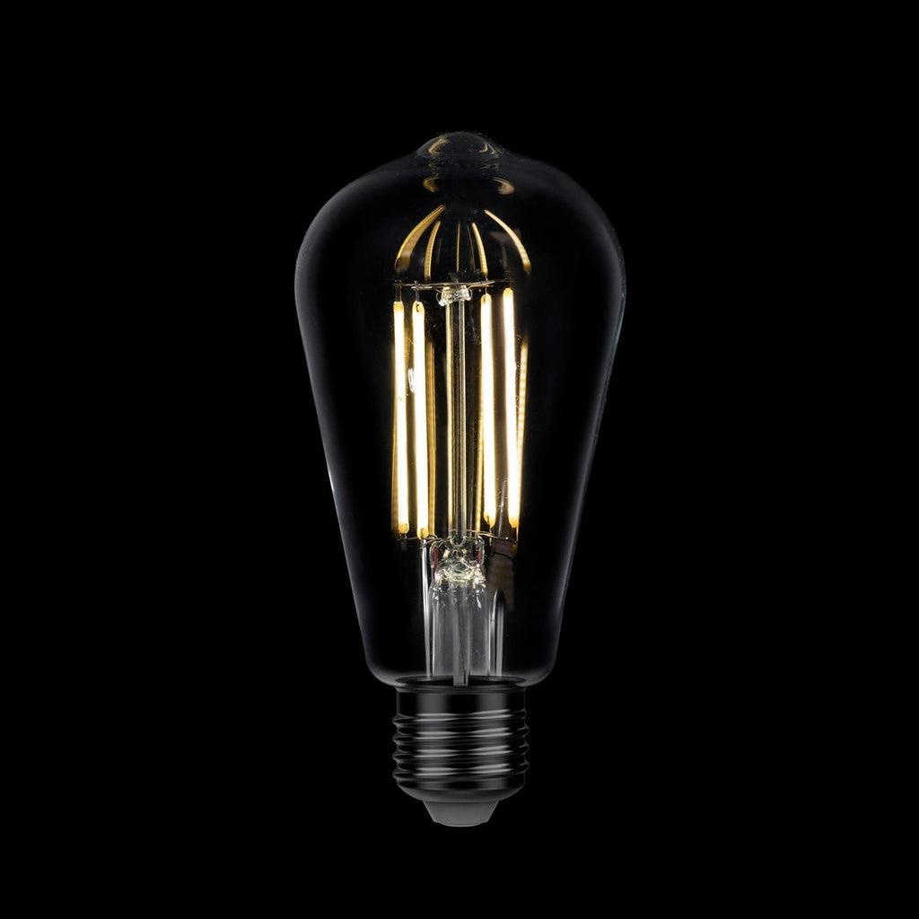 Lâmpada LED Edison Transparente ST64 7W 806Lm E27 2700K Regulável - T02