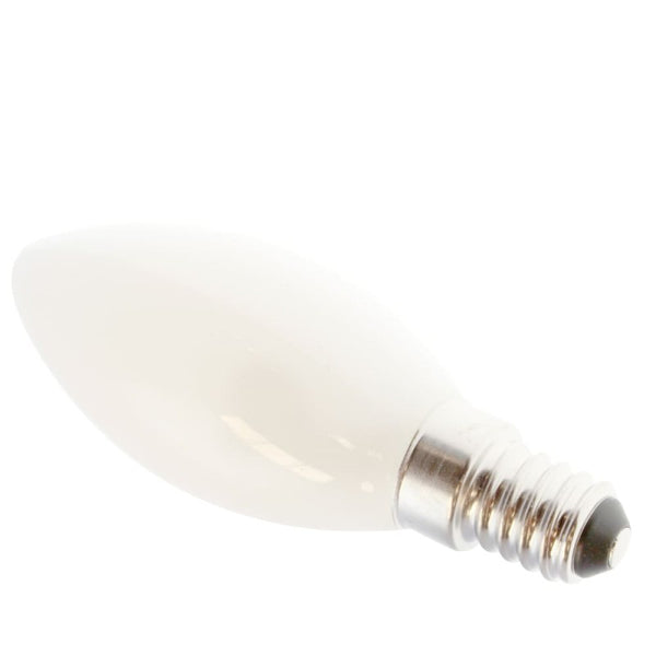 Milky LED Light Bulb C37 E14 6W 3000K