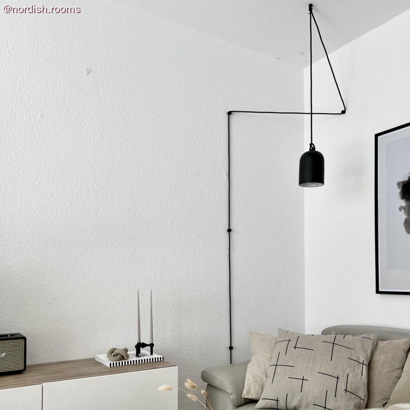 Abajur de cerâmica Mini Bell XS para suspensão - Fabricado na Itália